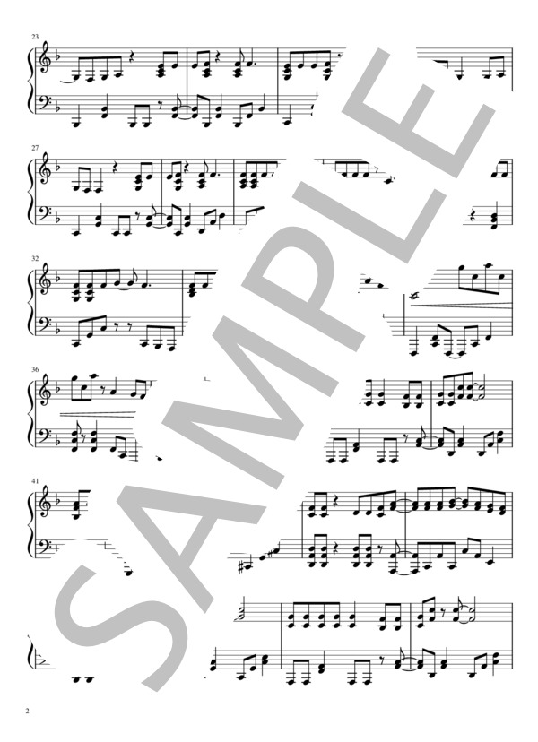 レプリカント (ヨルシカ) / ピアノソロ 上級 - サンプル譜面 2/5