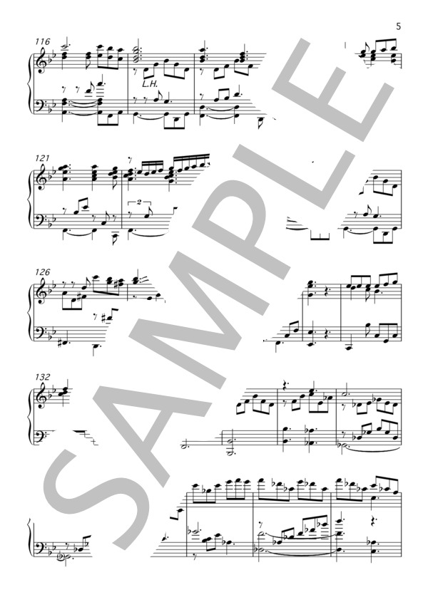 【ピアノソロアレンジ】世界中の隣人よ  /  乃木坂46 / 上級 - サンプル譜面 5/5