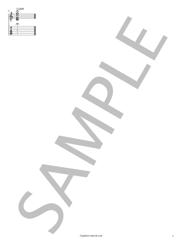 Everything (MISIA) / ギターソロ 中級 - サンプル譜面 3/3