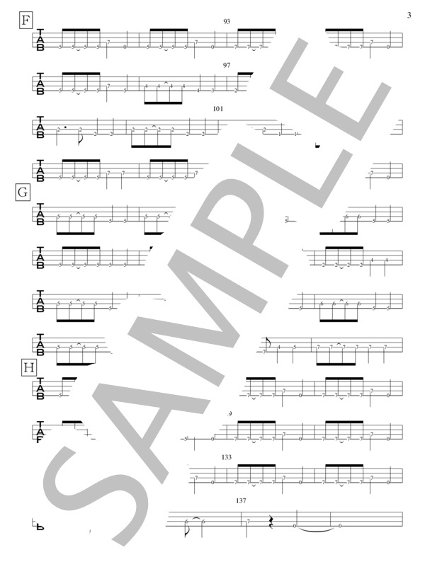 セロリ (SMAP) / エレキベース 初〜中級 - サンプル譜面 3/5