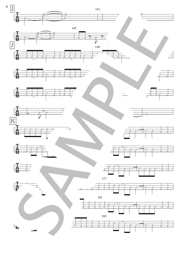 セロリ (SMAP) / エレキベース 初〜中級 - サンプル譜面 4/5