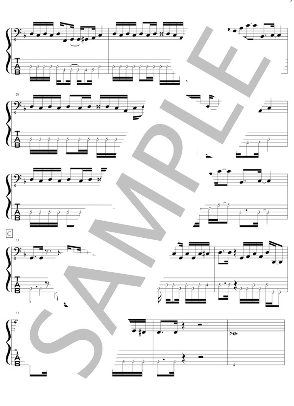 Get closer (GRAN・TURISMO) / エレキベース 中〜上級 - サンプル譜面 3/5