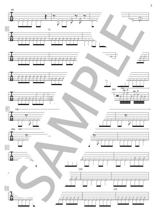 楽譜】有害メンヘラドール / 0.1Gの誤算 (エレキベース / 中級