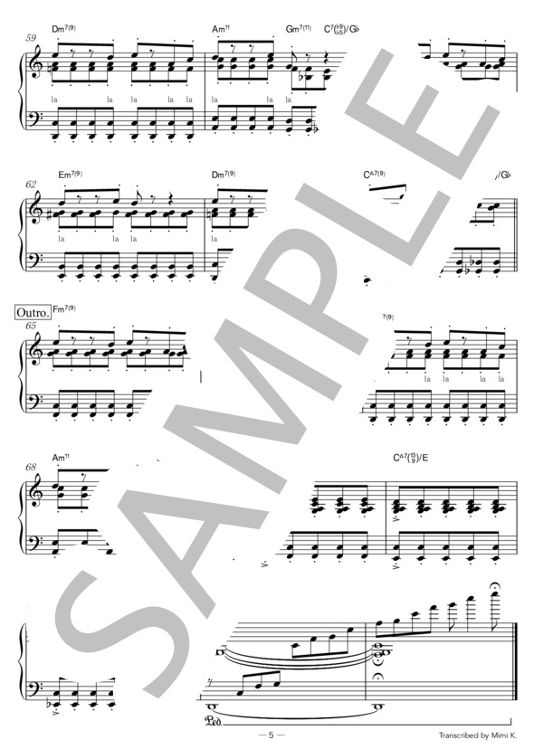 ピアノ曲集 大貫妙子 Piano Solos　　おまけ付き ピアノ曲集 大貫妙子 | 寺西千秋 |本 | 通販 | Amazon