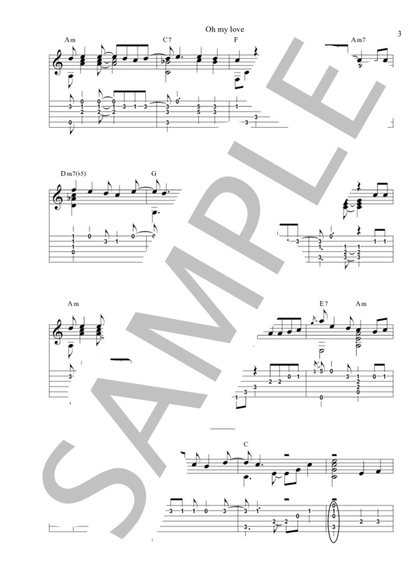 楽譜】Oh my love / ZARD (ギターソロ / 初〜中級) - Piascore