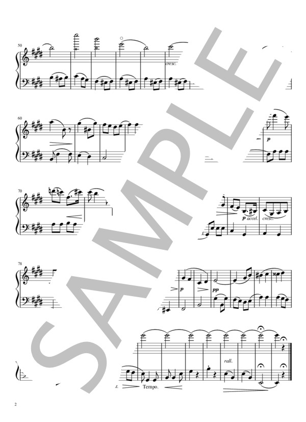 愛の挨拶 (エドワード・エルガー) / ヴァイオリン 中級 - サンプル譜面 2/2