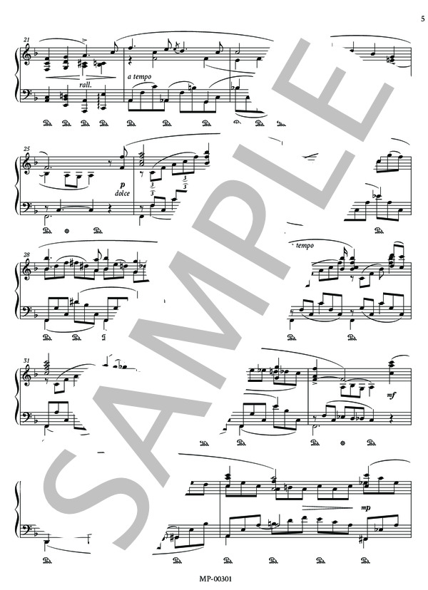 ビショップ / ゴドフスキー：埴生の宿 (序文：マルク＝アンドレ・アムラン） (レオポルド・ゴドフスキー) / ピアノソロ 上級 - サンプル譜面 5/5