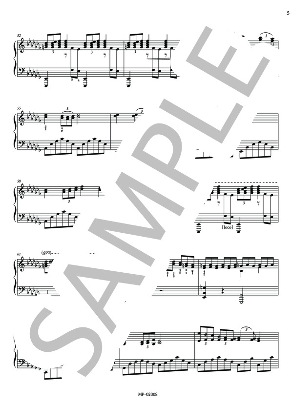 諸井三郎：ピアノのための幻想曲 ヘ短調 (諸井 三郎) / ピアノソロ 入門 - サンプル譜面 5/5