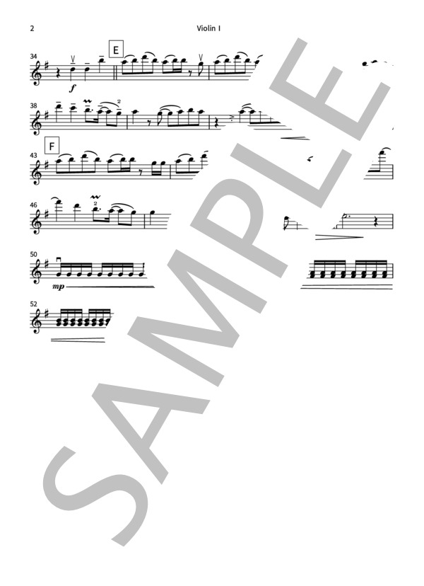 紅蓮華（ヴァイオリン二重奏・原曲キー） (LiSA) / 中級 - サンプル譜面 5/5