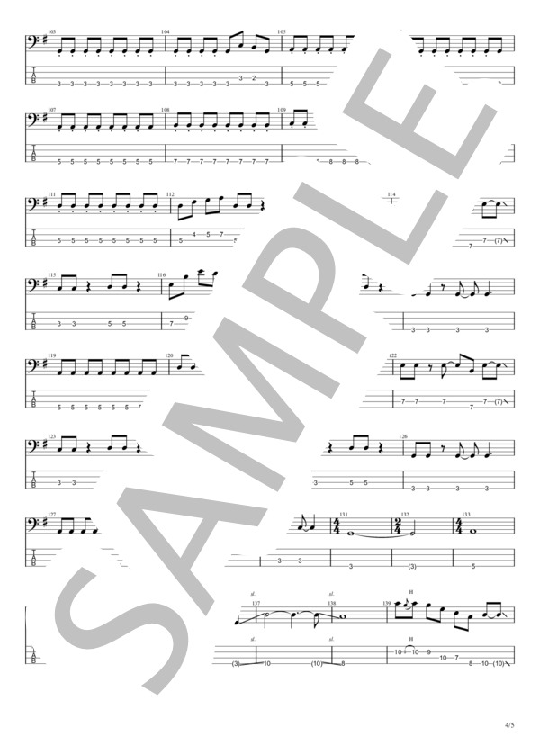 専用　イース Vol. 1～4　楽譜 楽譜】I Love you, SAYONARA / チェッカーズ (エレキベース / 初〜中級