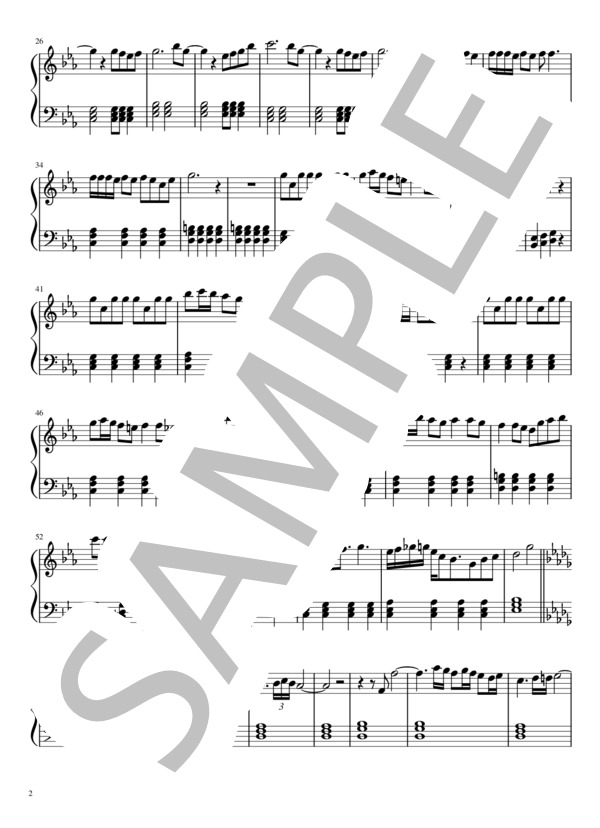 おジャ魔女カーニバル！！ (MAHO堂) / ピアノソロ 初級 - サンプル譜面 2/4