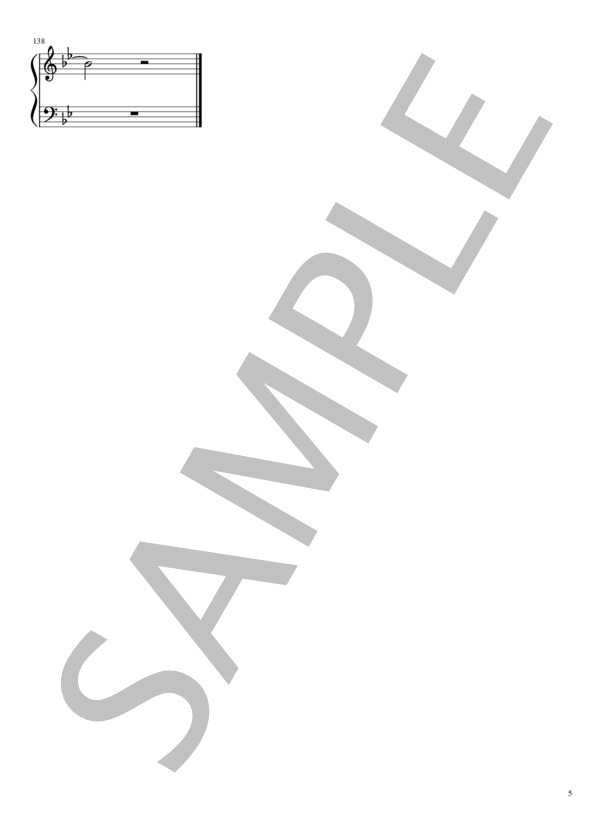 惑星ループ（初～中級） (ナユタン星人) / ピアノソロ 初〜中級 - サンプル譜面 5/5