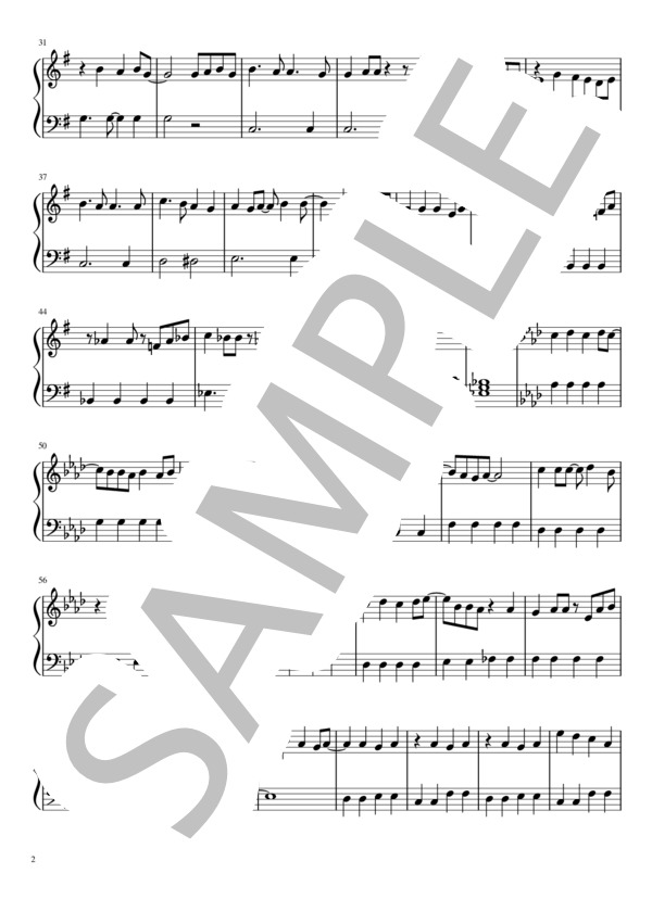 探せダイヤモンドリリー (=LOVE) / ピアノソロ 入門〜初級 - サンプル譜面 2/5