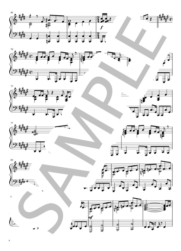 高輪ゲートウェイ駅ができる頃には(BEYOOOOONDS,CHICA#TETSU / ピアノソロ / 中〜上級） / 中〜上級 - サンプル譜面 4/5