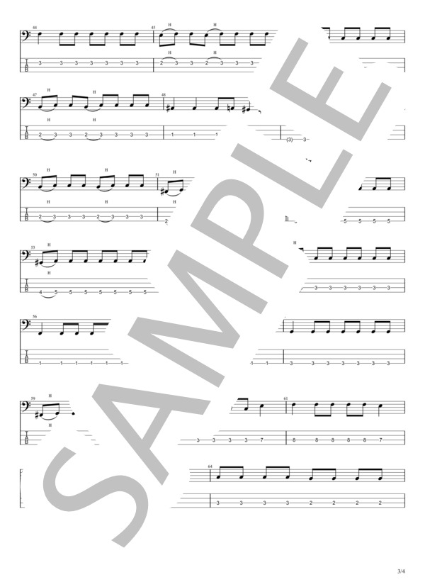 楽譜】PLASTIC BOMB / BOOWY (エレキベース / 入門〜初級) - Piascore