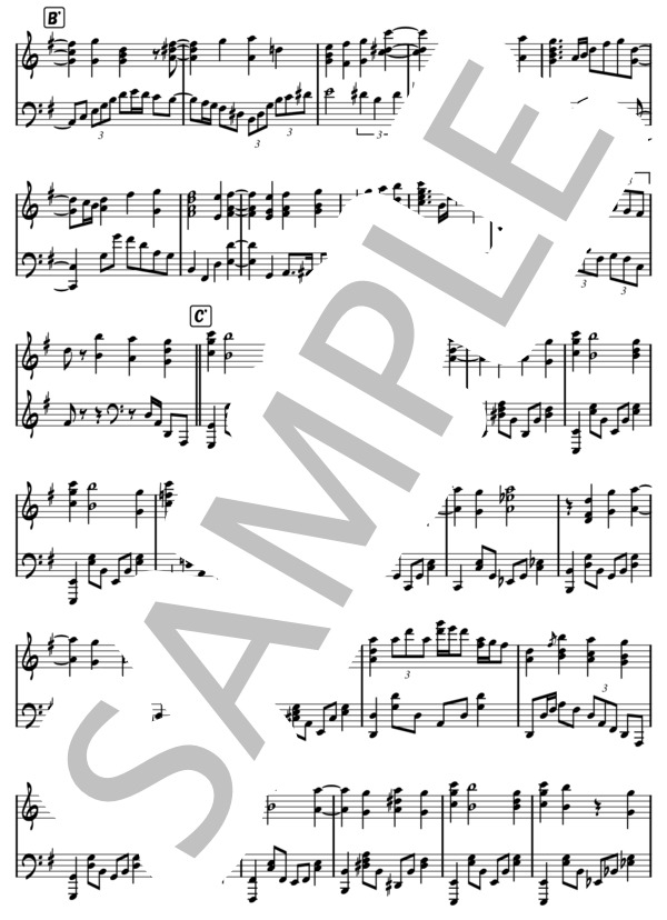 Catch the Moment (LiSA) / ピアノソロ 中〜上級 - サンプル譜面 4/5