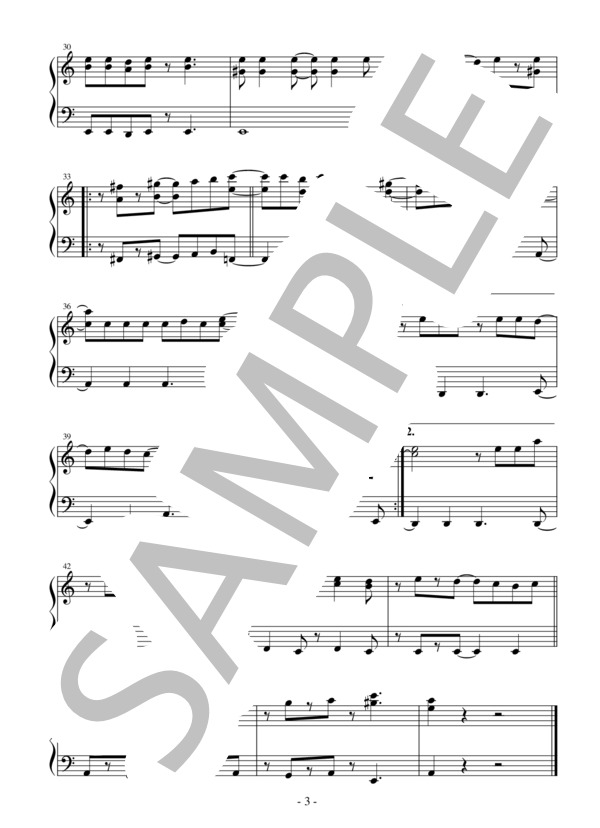 【かんたんピアノ】DADDY ! DADDY ! DO ! feat. 鈴木愛理 TVアニメ「かぐや様は告らせたい～天才たちの恋愛頭脳戦～」オープニン (鈴木 雅之) / ピアノソロ 初〜中級 - サンプル譜面 3/4