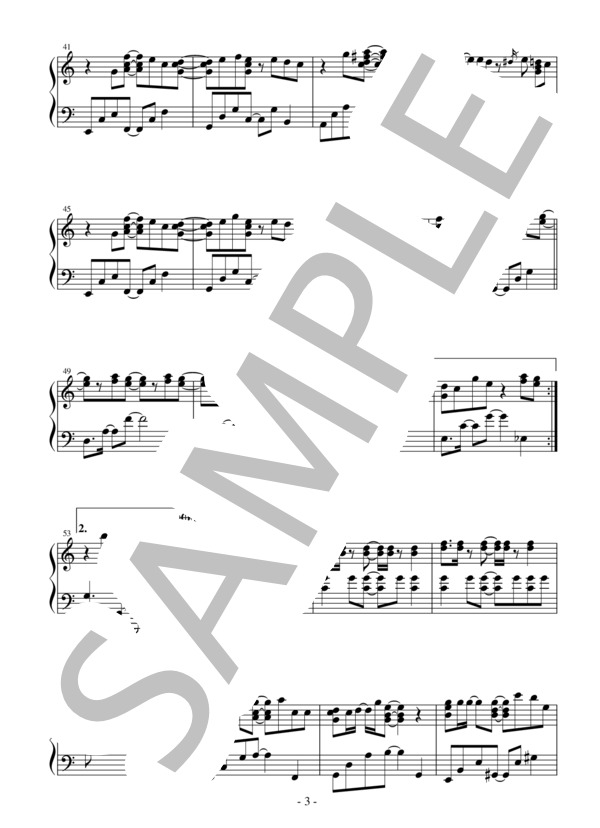 【ジャストピアノ】SEA HORIZON TVアニメ「放課後ていぼう日誌」オープニングテーマ (ZAI-ON) / ピアノソロ 中〜上級 - サンプル譜面 3/4