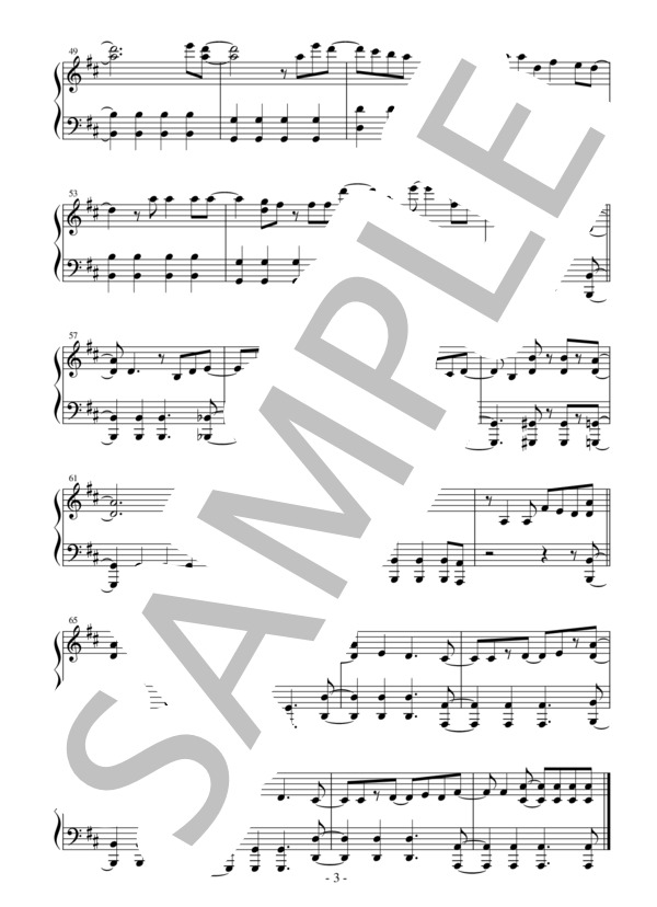 【かんたんピアノ】Theater of Life TVアニメ「デカダンス」オープニングテーマ (鈴木 このみ) / ピアノソロ 初〜中級 - サンプル譜面 3/4