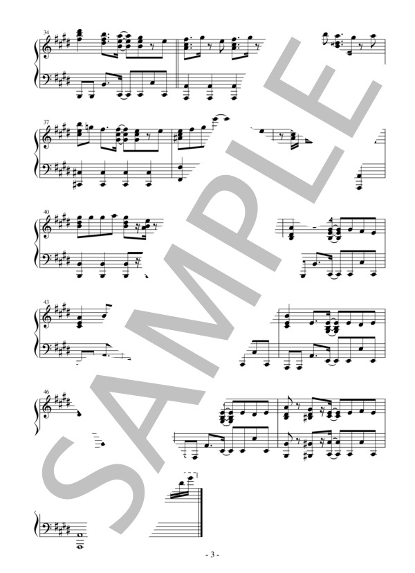 【ジャストピアノ】FIRST DROP TVアニメ「彼女、お借りします」エンディングテーマ (halca) / ピアノソロ 中〜上級 - サンプル譜面 3/3