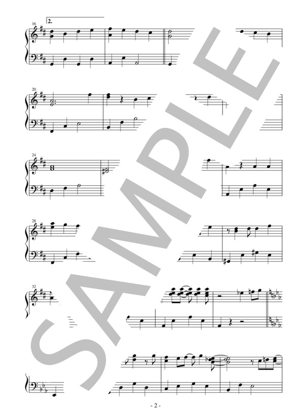 【かんたんピアノ】ピッピッピハッピー TVアニメ「まえせつ！」オープニングテーマ (神前 暁) / ピアノソロ 初〜中級 - サンプル譜面 5/5