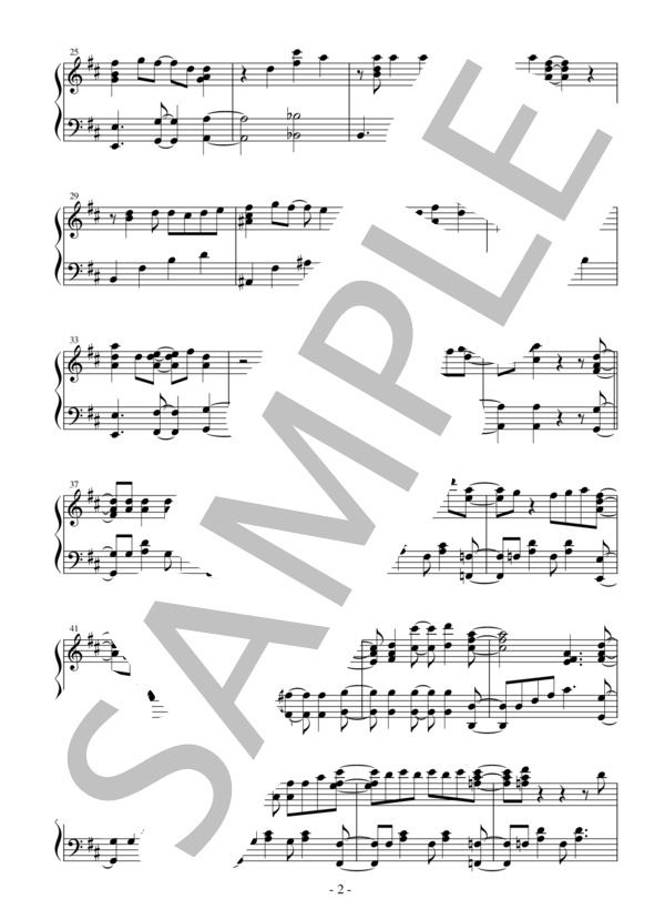 【エクセレントピアノ】キミのとなりで TVアニメ「安達としまむら」エンディングテーマ (鬼頭 明里) / ピアノソロ 上級 - サンプル譜面 2/3