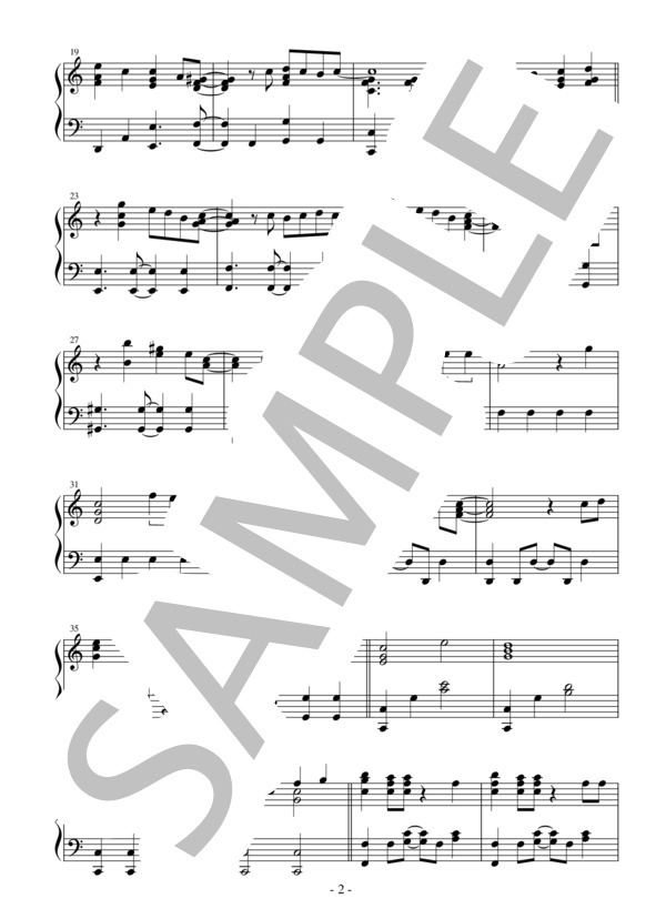 【エクセレントピアノ】Heart+Heart TVアニメ「アサルトリリィ Bouquet」エンディングテーマ (一柳梨璃(CV:赤尾ひかる)) / ピアノソロ 上級 - サンプル譜面 2/3