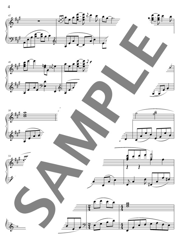 めざせポケモンマスター (松本 梨香) / ピアノソロ 上級 - サンプル譜面 4/5