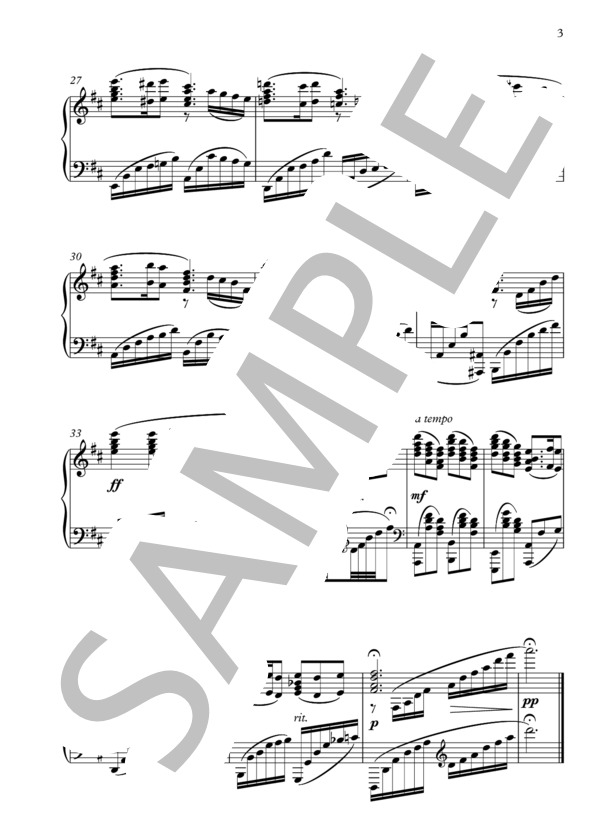 Silent Night (Holy Night)きよしこの夜 (キム フィリップ) / ピアノソロ 中〜上級 - サンプル譜面 4/4