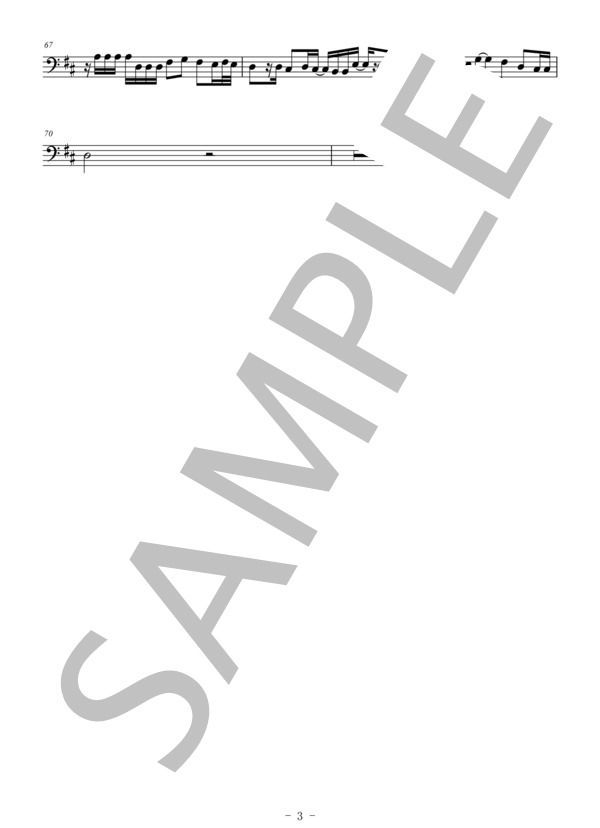 Story(メロディー譜:ファゴット） (AI) / 中〜上級 - サンプル譜面 3/3