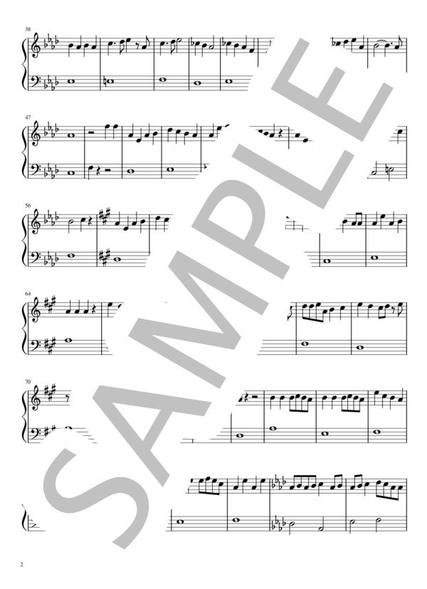 【動画有】初心者のための スキスキ星人 / すとぷり【ナユタン星人】【ピアノ】 / ピアノソロ 入門 - サンプル譜面 2/5