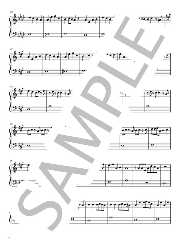 【動画有】初心者のための スキスキ星人 / すとぷり【ナユタン星人】【ピアノ】 / ピアノソロ 入門 - サンプル譜面 4/5