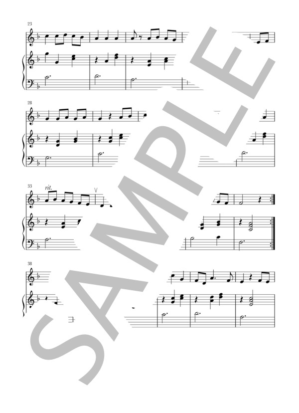 いつも何度でも(Ob+piano) (木村 弓) / オーボエ 入門〜初級 - サンプル譜面 2/4