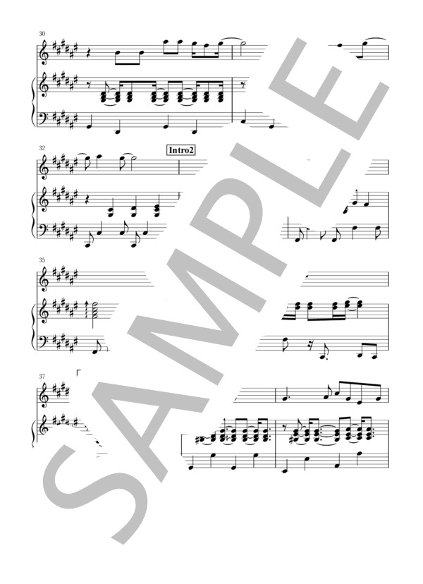 やさしさに包まれたなら(Fl / Ob+piano) (荒井 由実) / アンサンブルピアノ＋他楽器 初〜中級 - サンプル譜面 4/5