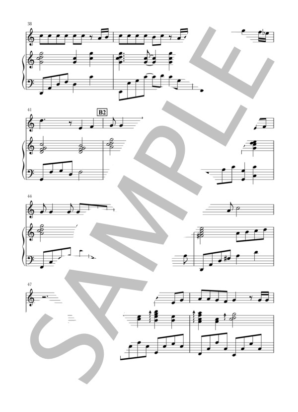 いのちの名前(Ob+piano) (久石 譲) / オーボエ 初〜中級 - サンプル譜面 4/5