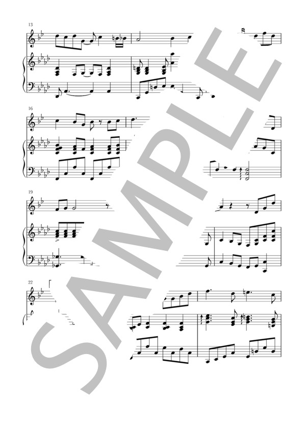 アシタカセッ記(Cl+piano) (久石 譲) / クラリネット 初〜中級 - サンプル譜面 2/5