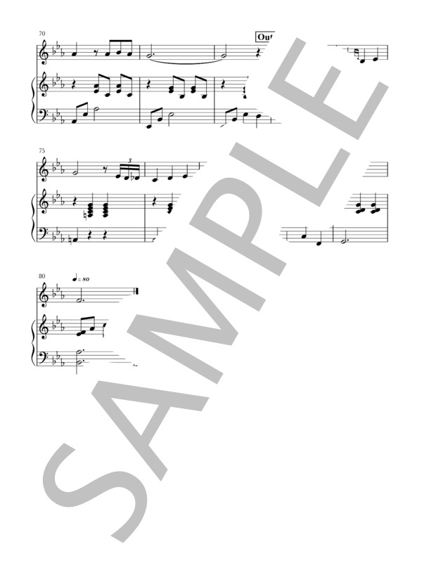 空とぶ宅急便(Ob+piano)映画「魔女の宅急便」より (久石 譲) / オーボエ 初〜中級 - サンプル譜面 4/4