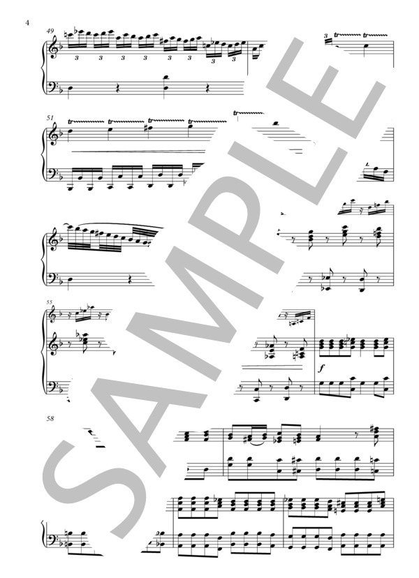 ヴィヴァルディ「四季」より「秋」第1楽章 (アントニオ・ヴィヴァルディ) / ピアノソロ 上級 - サンプル譜面 5/5