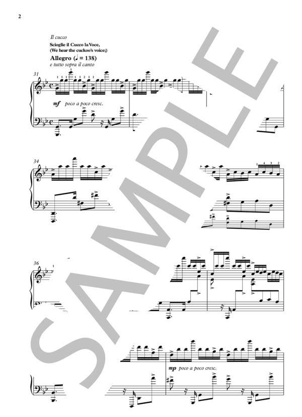 ヴィヴァルディ「四季」より「夏」全楽章 (アントニオ・ヴィヴァルディ) / ピアノソロ 上級 - サンプル譜面 3/5