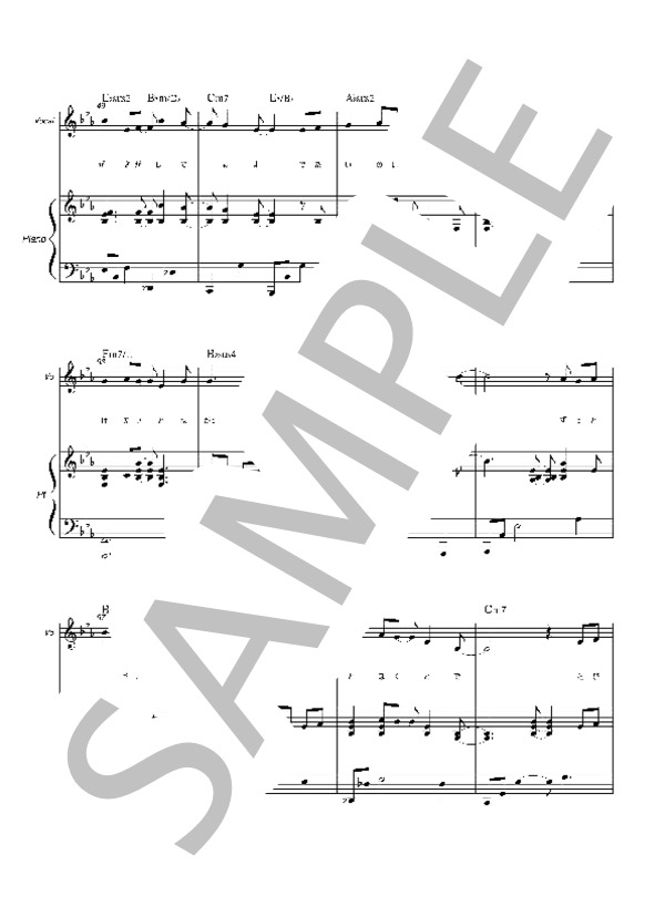 ユメノトビラ（弾き語り：桜内梨子 Full size)【メロディー・ピアノ】 (桜内 梨子) / ピアノ弾き語り 初〜中級 - サンプル譜面 5/5