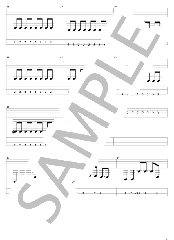 楽譜】 絶望を撃て / WOMCADOLE (エレキベース / 初〜中級) - Piascore